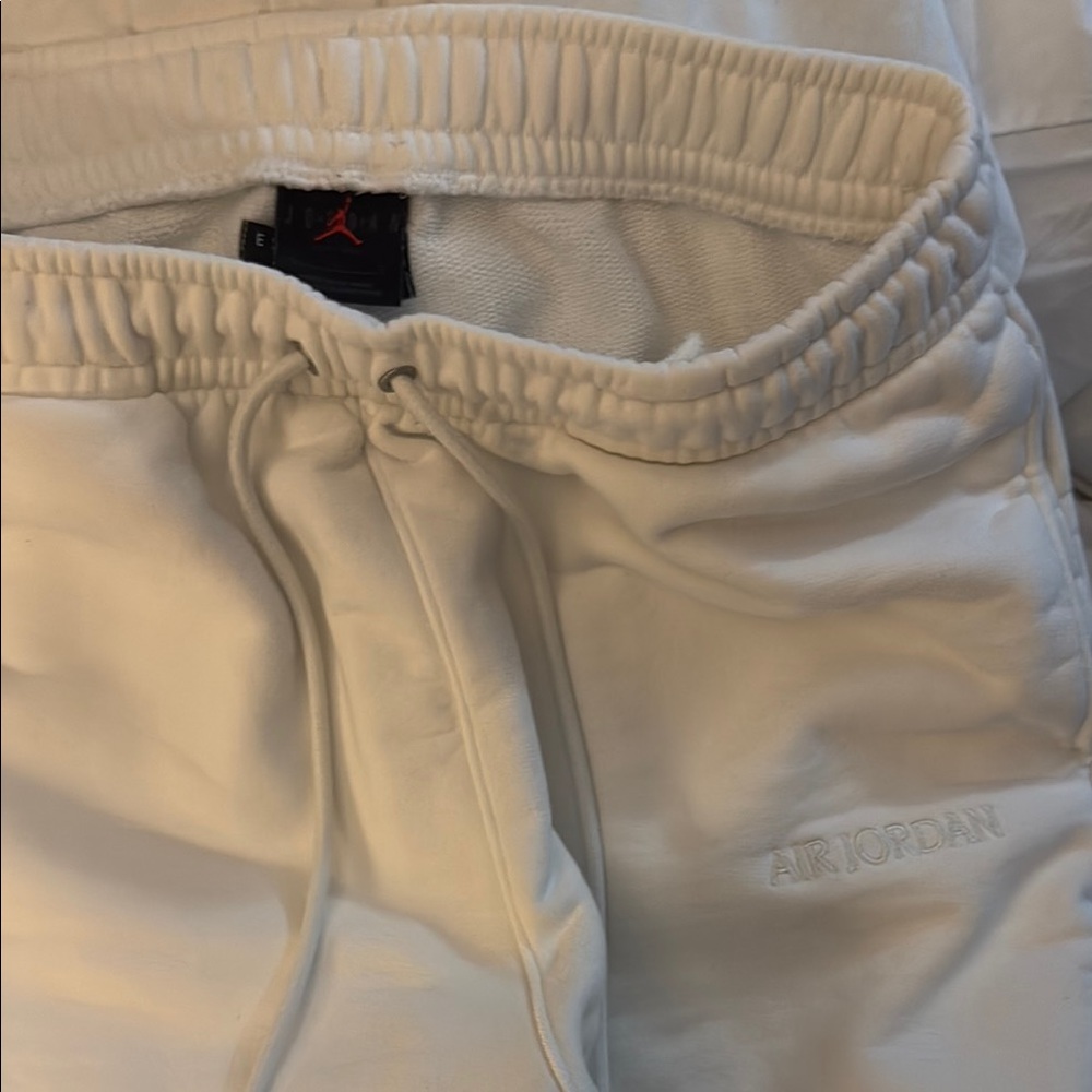 Air Jordan White Sweatpants